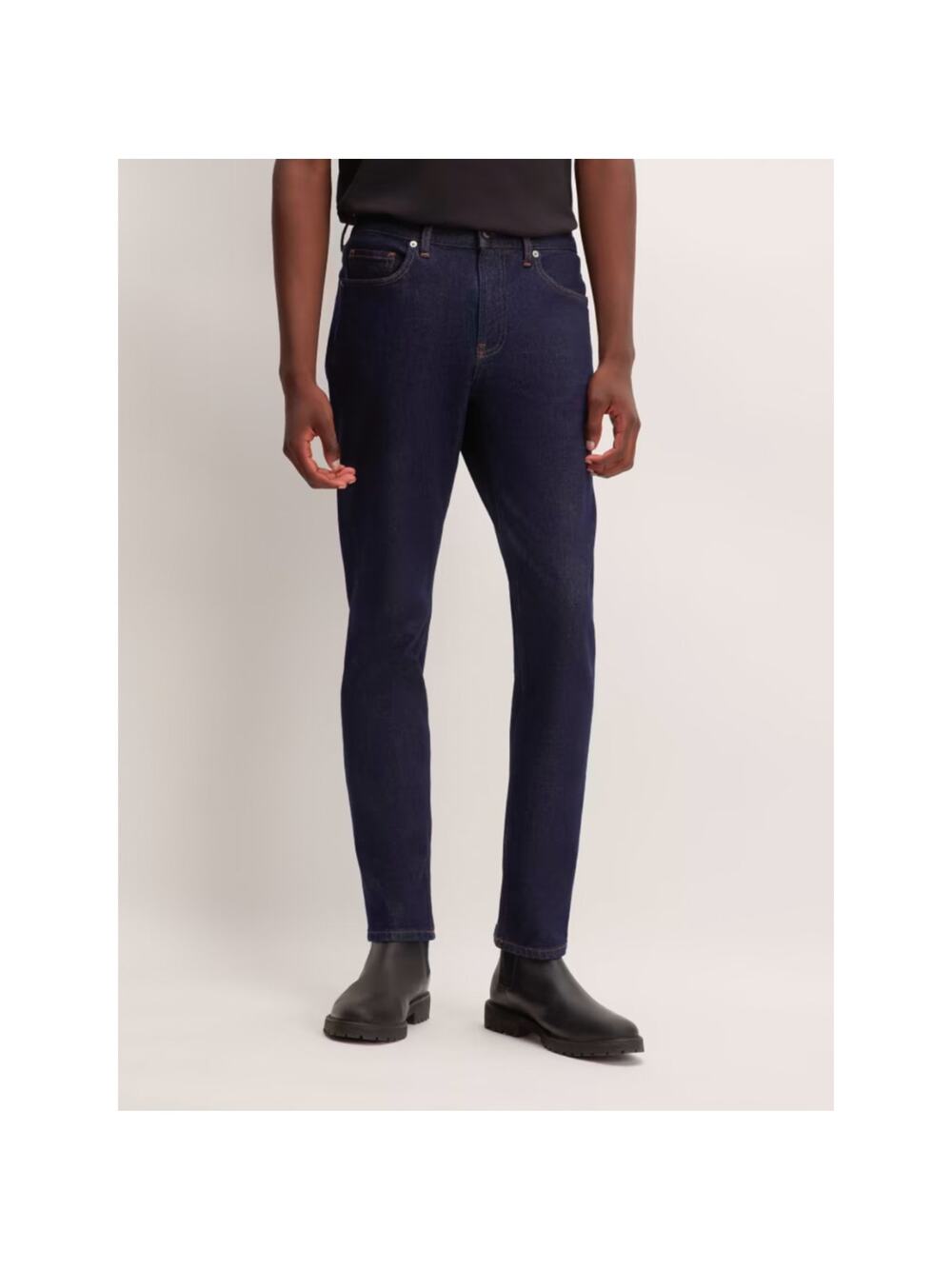 NWT Everlane Men's The Slim 4-Way Stretch Organic Jean Uniform Dark Indigo 33x32